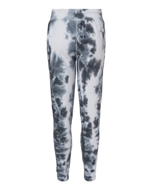 Unisex Tie-Dyed Fleece Joggers – Back