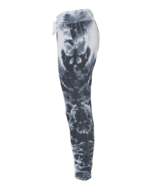 Unisex Tie-Dyed Fleece Joggers – Detail