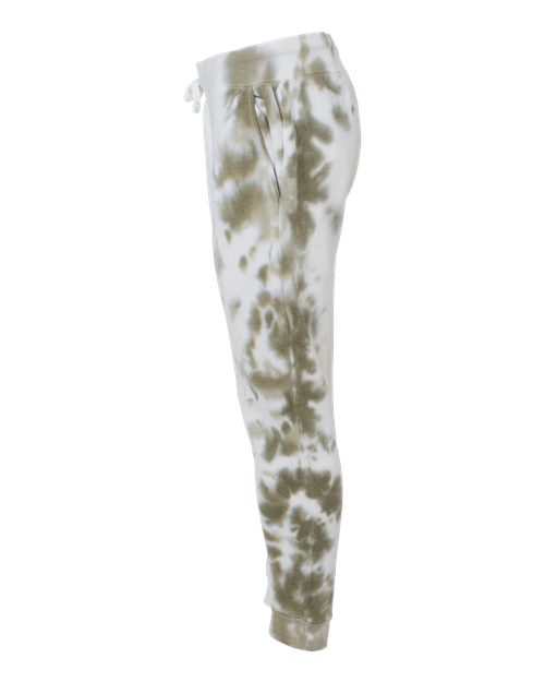 Unisex Tie-Dyed Fleece Joggers – Detail