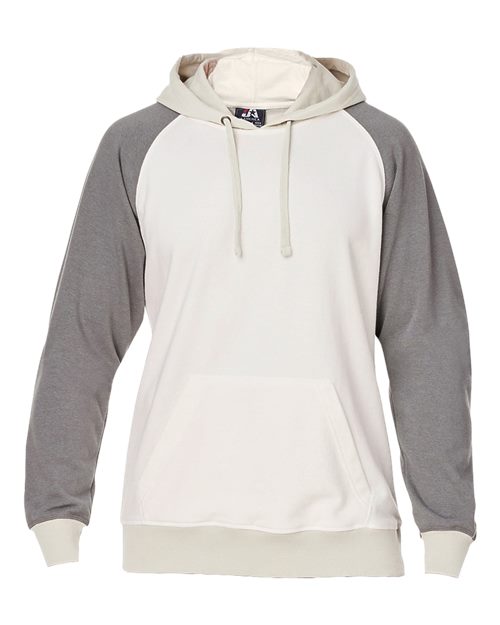Unisex Vintage Tricolor Hooded Sweatshirt – Front