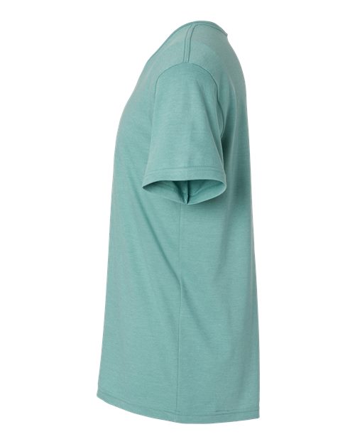Unisex CVC V-Neck Tee – Detail