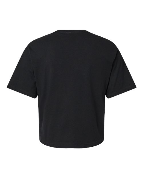 Women's Fine Jersey Mid-Length Boxy Tee – Back
