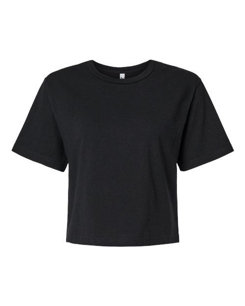Women's Fine Jersey Mid-Length Boxy Tee – Front