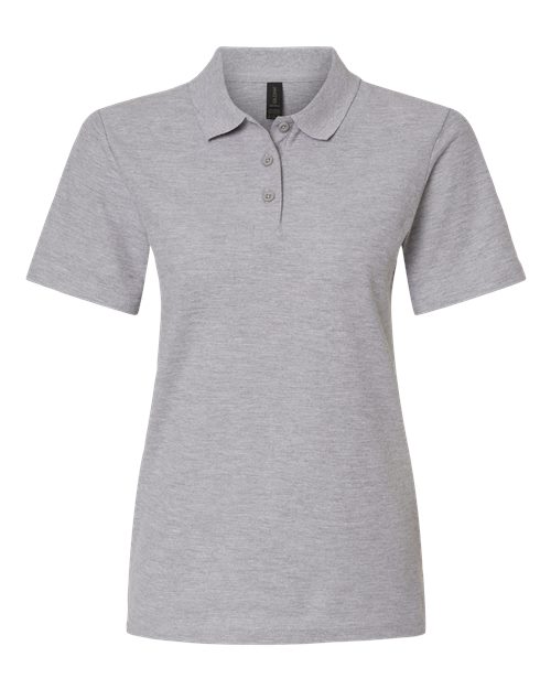 Women's Softstyle® Pique Polo – Front