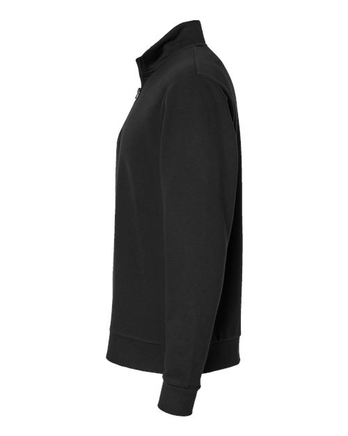 Unisex Fleece Quarter-Zip Pullover – Detail