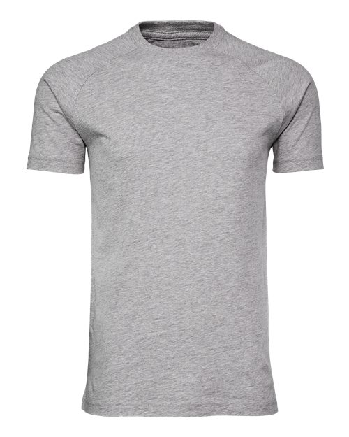 Men's Heather CVC Raglan Tee – Front