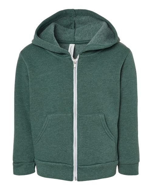 Toddler Sponge Fleece Full-Zip Hoodie Sweatshirt – Front