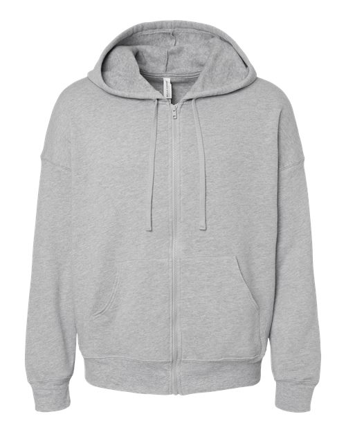 Unisex Sponge Fleece DTM Full-Zip Hoodie Sweatshirt – Front