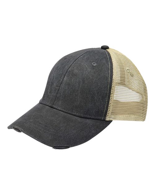Ollie Distressed Trucker Cap – Front