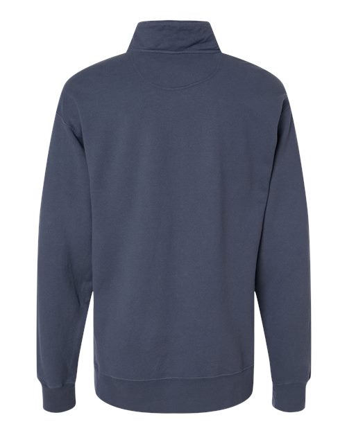 Unisex Garment-Dyed Quarter-Zip Sweatshirt – Back