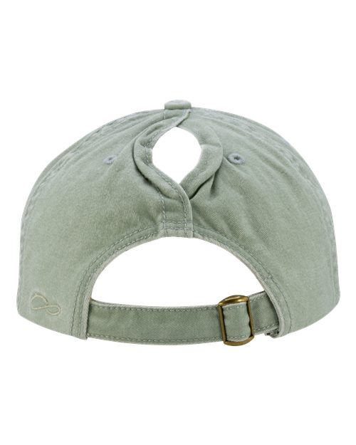 Women's Pigment-Dyed with Fashion Undervisor Cap – Back