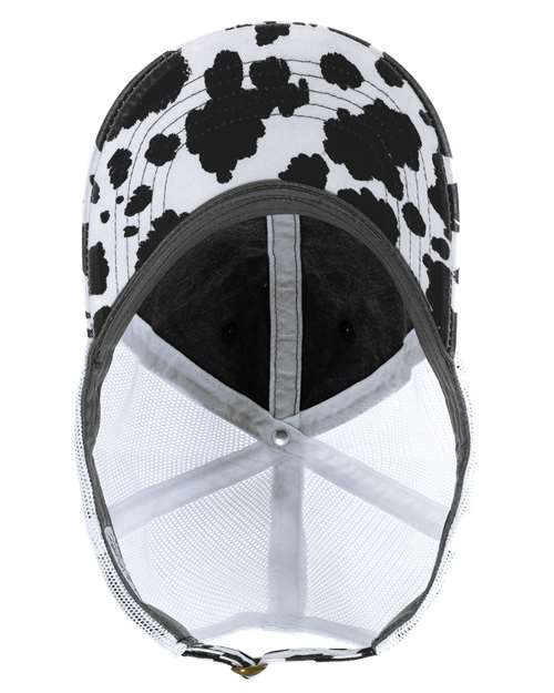 Women's Printed Bill with Mesh Back Cap – Side