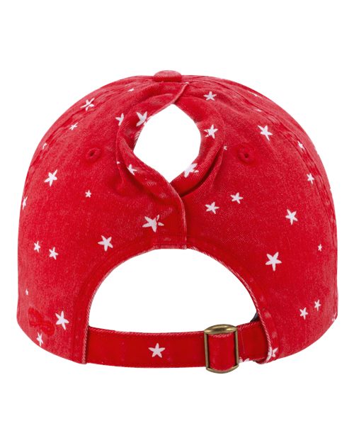 Women's Unstructured Fashion Prints Cap – Back