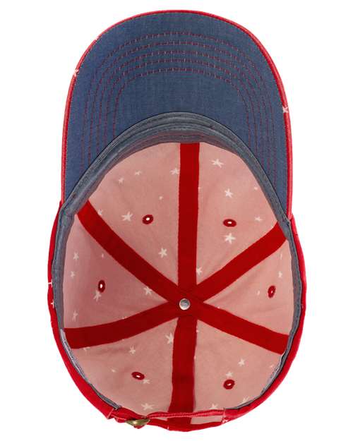 Women's Unstructured Fashion Prints Cap – Side