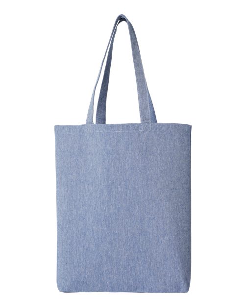 Midweight Recycled Gusseted Tote – Back