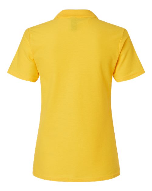 Women's Softstyle® Pique Polo – Back