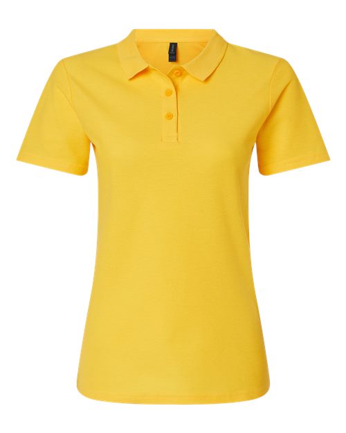 Women's Softstyle® Pique Polo – Front