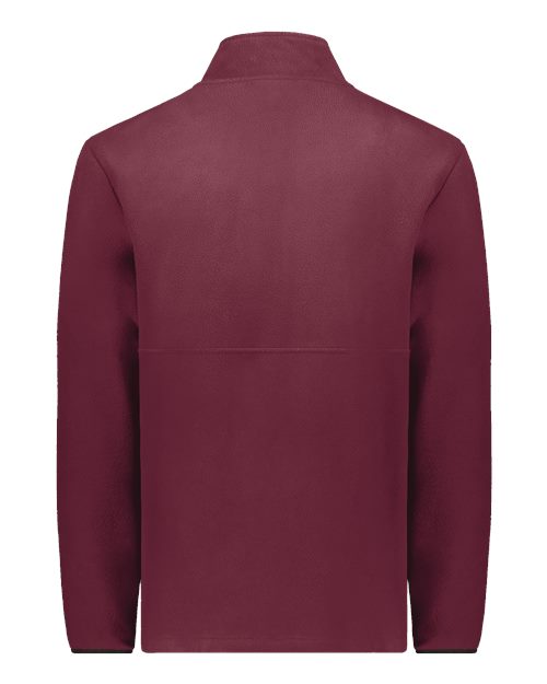 Unisex Eco Revive™ Polar Fleece Quarter-Zip Pullover – Back
