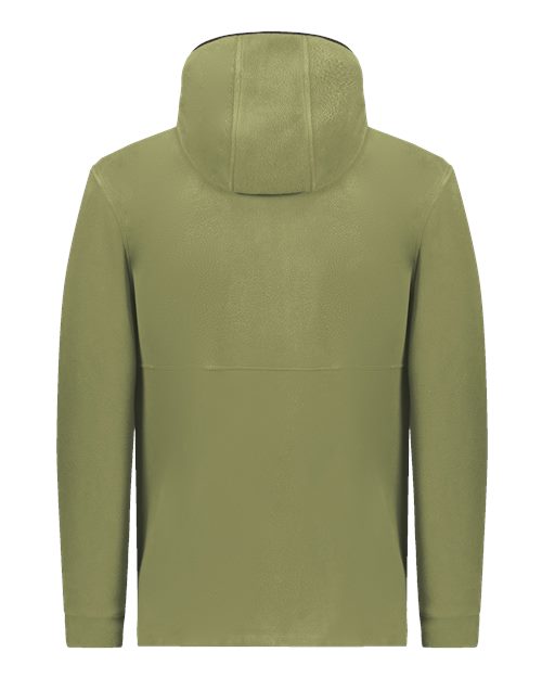 Unisex Eco Revive™ Polar Fleece Hooded Full-Zip Jacket – Back