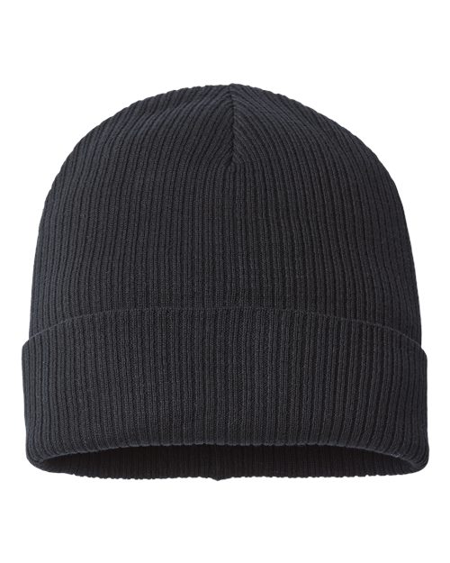 Sustainable Cuffed Beanie – Front