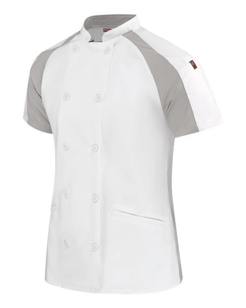 Women's Airflow Raglan Chef Coat – Detail