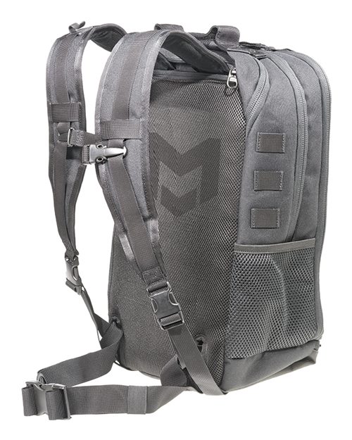 DEFENDER™ PRO Black Backpack – Back