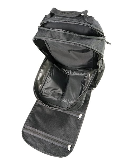 DEFENDER™ PRO Black Backpack – Detail