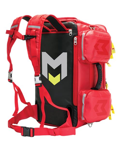 OMNI™ PRO X Red Convertible Backpack Bag – Back