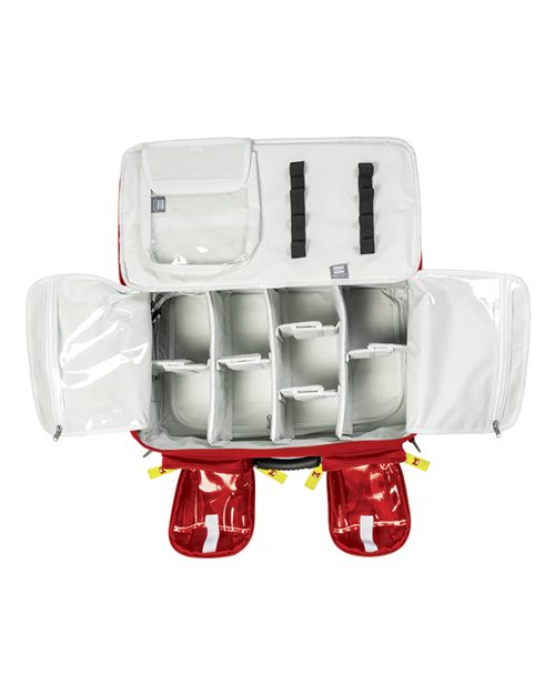 OMNI™ PRO X Red Convertible Backpack Bag – Detail