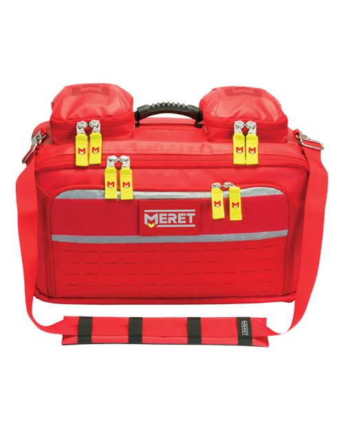 OMNI™ PRO X Red Convertible Backpack Bag – Front