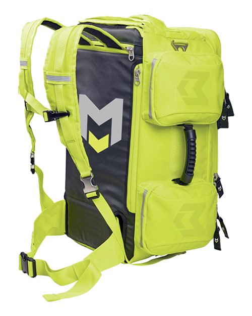 OMNI™ PRO X High Viz Yellow Convertible Backpack Bag – Back