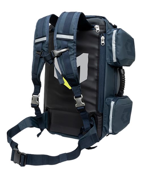 OMNI™ PRO X Navy Blue Convertible Backpack Bag – Back
