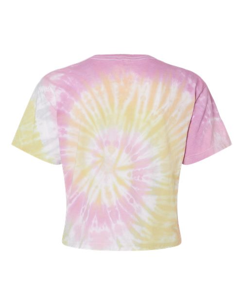 Women's Tie-Dyed Crop T-Shirt – Back