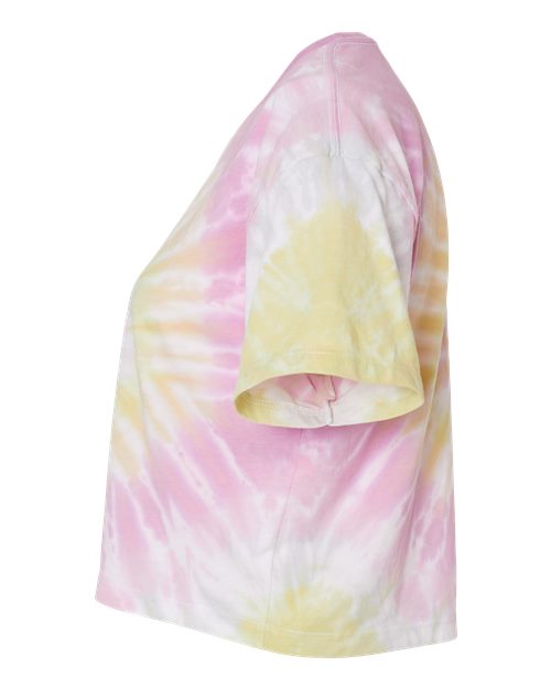 Women's Tie-Dyed Crop T-Shirt – Detail