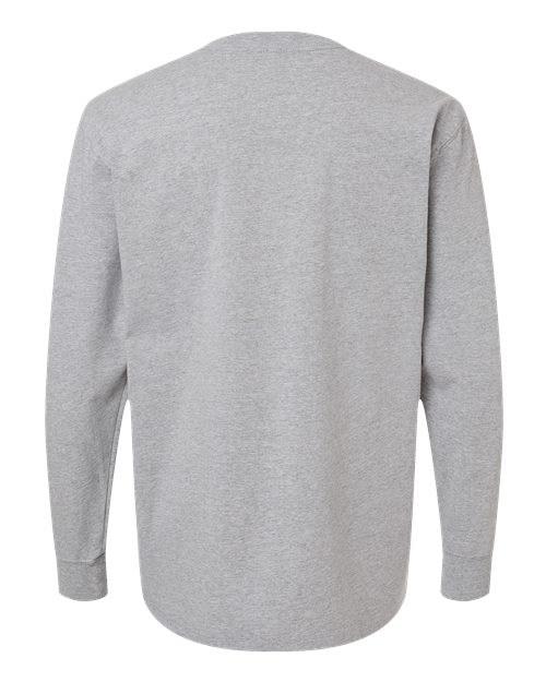 Men's Traditional Heavyweight Long Sleeve T-Shirt – Back
