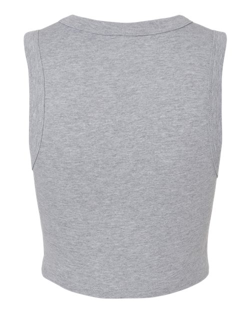 Women's Micro Rib Muscle Crop Tank – Back