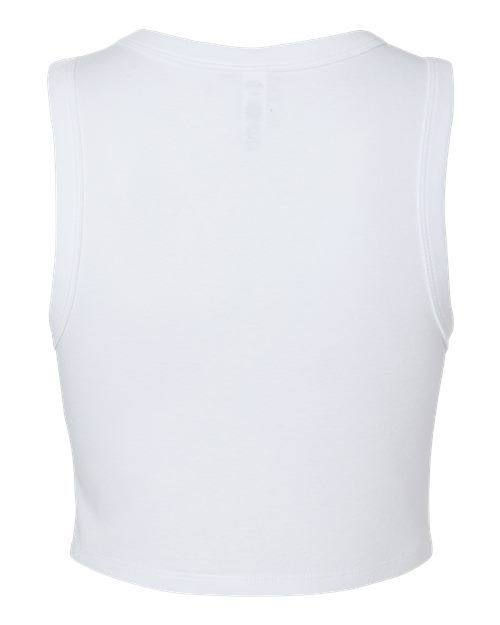 Women's Micro Rib Muscle Crop Tank – Back