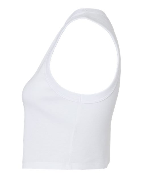 Women's Micro Rib Muscle Crop Tank – Detail