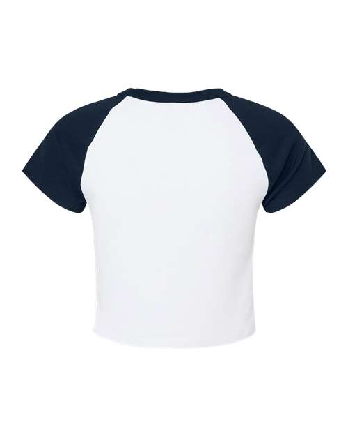 Women's Micro Rib Raglan Baby Tee – Back