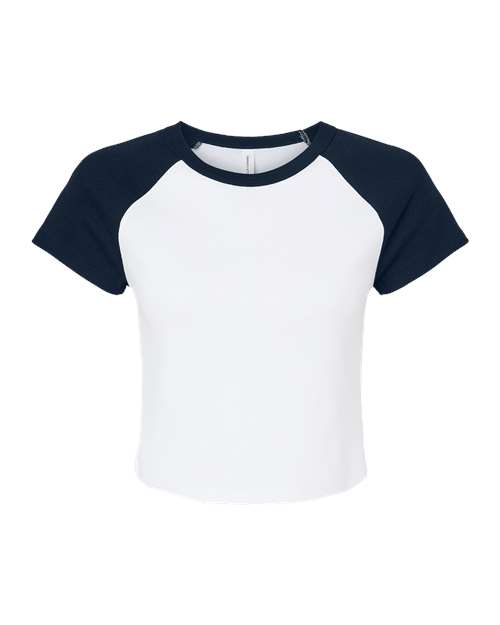 Women's Micro Rib Raglan Baby Tee – Front