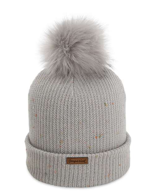 The Montage Pom Cuffed Beanie – Back