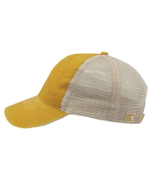 Pigment-Dyed Trucker Cap – Detail