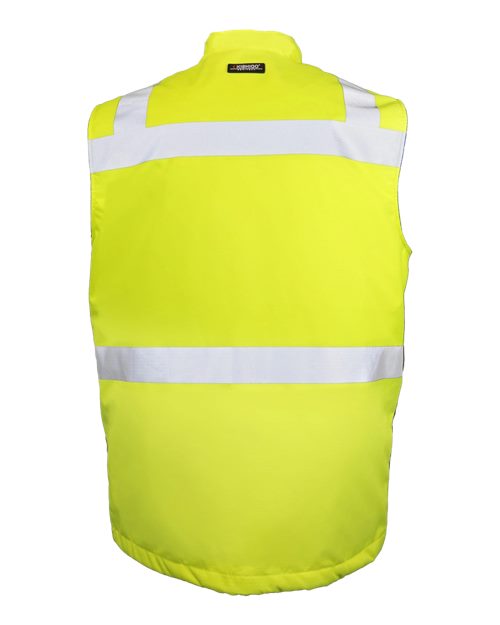 Unisex Insulated Class 2 Vest – Back