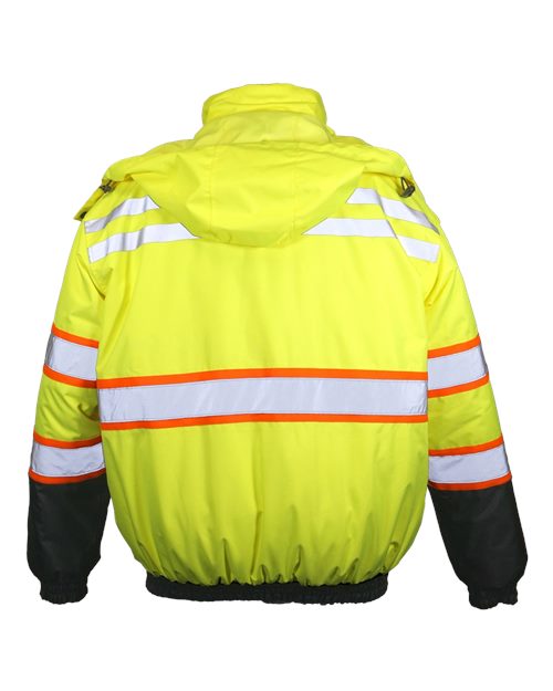 Unisex Economy Contrast Class 3 Bomber Jacket – Back