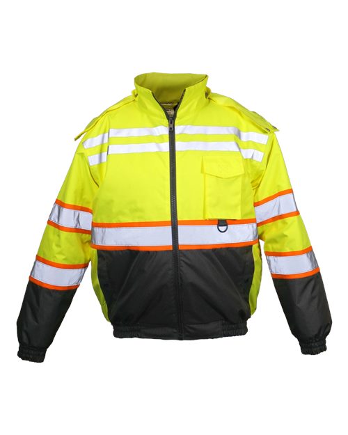 Unisex Economy Contrast Class 3 Bomber Jacket – Front