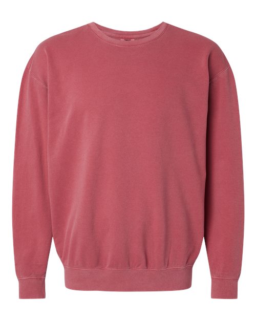 Unisex Garment-Dyed Lightweight Crewneck Sweatshirt – Front