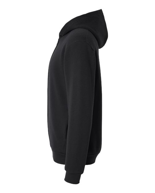 Unisex ReFlex Fleece Full-Zip Hoodie Sweatshirt – Detail