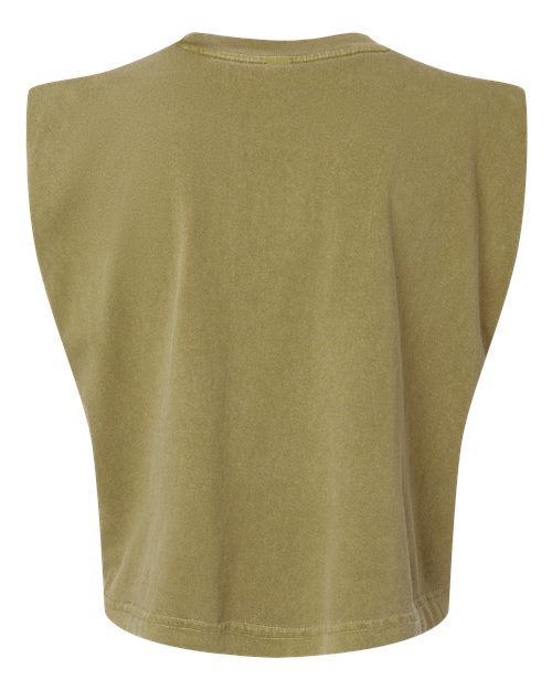 Women's Heavyweight Cotton Garment-Dyed Muscle Tee – Back