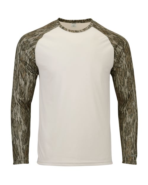 Men's Jackson Mossy Oak Colorblocked Long Sleeve T-Shirt