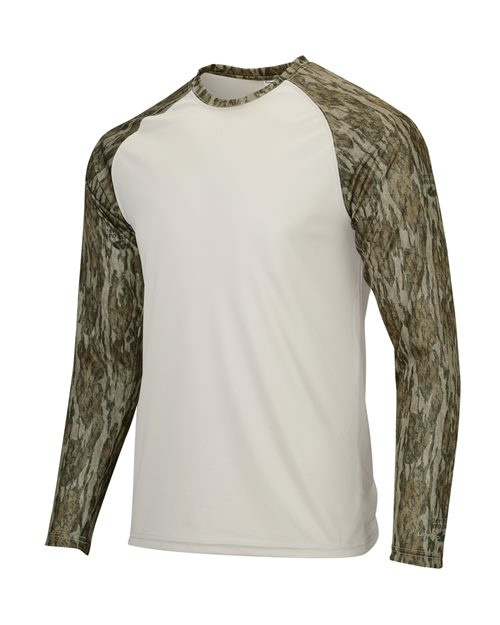Men's Jackson Mossy Oak Colorblocked Long Sleeve T-Shirt – Side